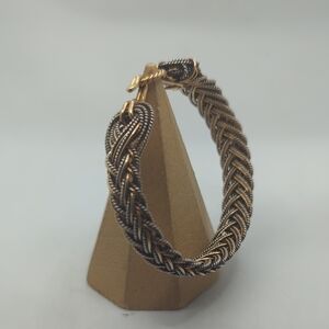 ⭐Elegant Two-Tone Braided Bracelet